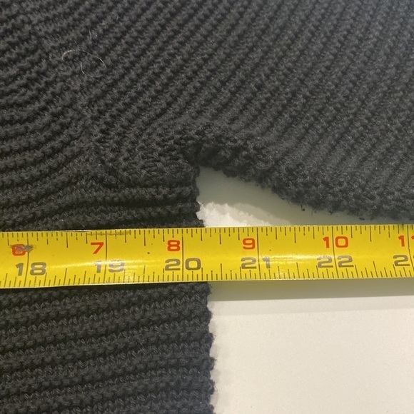 Mexx thick Knit top sweater 3/4 sleeves Women's Medium Black - Picture 11 of 13